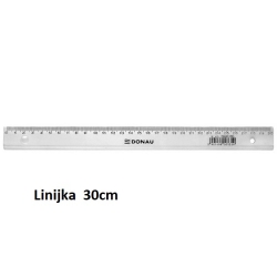 LINIJKA 30cm  PLASTIK DONAU / DP 705300